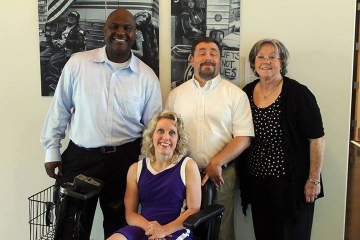 Judy Roy, Trisston and Brian Burrows, and Jeh Jeh Pruitt